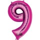 34 inch Anagram Pink Number 9 Foil Balloon (1)