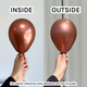 260 Reflex Rose Gold Sempertex Nozzle Up Entertainer Balloons (50)