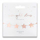 Rose Gold Star Paper Garland - 3.6m (1)