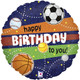 18 inch Birthday Sports Foil Balloon (1)