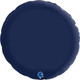36" Navy Blue Satin Round Foil Balloon (1)