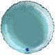 18" Platinum Tenerife Sea Round Foil Balloon (1) - UNPACKAGED