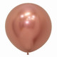 24" Reflex Rose Gold Sempertex Latex Balloons (3)