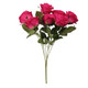 50cm Fuchsia Rose Bunch - 7 Heads (1)