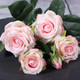 70cm Pink Camelot Rose Spray (1)