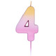 Age Four Rose Gold Ombre Candle (1)