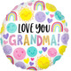 18 inch Love You Grandma Foil Balloon (1)