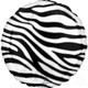 18 inch Animalz Zebra Print Foil Balloon (1)