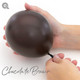 5" Fashion Chocolate Brown Latex Balloons (100)