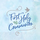 Blue First Communion Paper Napkins (16)