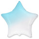 18 inch White To Baby Blue Gradient Star Foil Balloon (1)