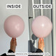 18" Pastel Matte Pink Sempertex Latex Balloons (25)