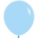 18" Pastel Matte Blue Sempertex Latex Balloons (25)