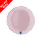 9" Pastel Pink Round Foil Balloon (1) - UNPACKAGED