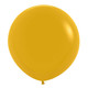 24" Fashion Mustard Sempertex Latex Balloons (3)