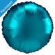 18" Aqua Satin Round Foil Balloon (1)