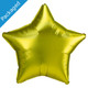 18" Lemon Satin Star Foil Balloon (1)