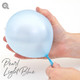 16" Pastel Pearl Light Blue Latex Balloons (50)