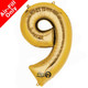 16 inch Anagram Gold Number 9 Foil Balloon (1)