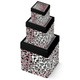 Leopard Print Square Gift Boxes (3)