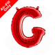 14 inch Red Letter G Foil Balloon (1)