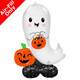 53 inch Halloween Ghost Airloonz Foil Balloon (1)