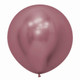 24" Reflex Pink Sempertex Latex Balloons (3)