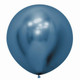 24" Reflex Blue Sempertex Latex Balloons (3)