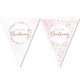 On Your Christening Pink Paper Bunting - 3.7m (1)