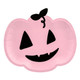 Pink Pumpkin Paper Plates (6)