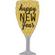 37 inch New Year Champagne Glass Foil Balloon (1)