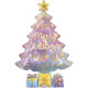 39 inch Christmas Tree Opal Foil Balloon (1)