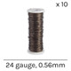 0.56mm Blue Annealed Reel Wire - 100g (10)