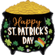 30 inch St. Patrick's Pot O' Gold Foil Balloon (1)