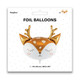 28 inch Deer Head Foil Balloon (1)