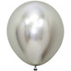 18" Reflex Silver Sempertex Latex Balloons (15)