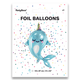 34 inch Adorable Narwhal Foil Balloon (1)