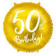 18 inch 50th Birthday Gold Foil Balloon (1)