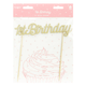 1st Birthday Gold Glitter Cake Topper (1)