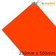Orange Hot Flex Clothing Vinyl - 230mm x 500mm (1 sheet)