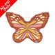 14 inch Boho Butterfly Foil Balloon (1) - UNPACKAGED