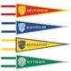 Harry Potter Hogwarts Fabric Pennants (4)