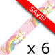 Pack of 6 Baby Girl Pastel Rainbow Banners - 2.7m (6)