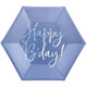 Happy Birthday Navy Blue Paper Plates (6)