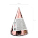 Rose Gold Party Hats (6)