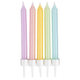6cm Mixed Pastel Candles (10)