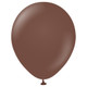 12" Standard Chocolate Brown Kalisan Latex Balloons (100)