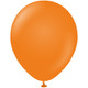 18" Standard Orange Kalisan Latex Balloons (25)