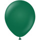 18" Standard Dark Green Kalisan Latex Balloons (25)