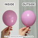 18" Standard Candy Pink Kalisan Latex Balloons (25)